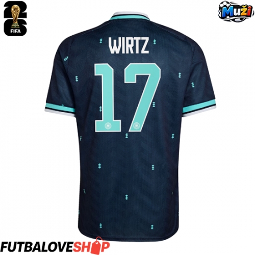 Dres Nemecko Florian Wirtz #17 Preč MS 2026 Krátky Rukáv